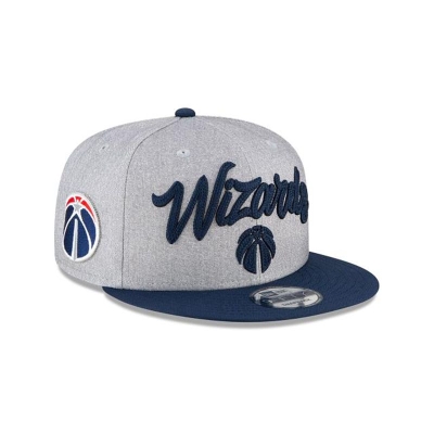 Grey Washington Wizards Hat - New Era NBA Official NBA Draft 9FIFTY Snapback Caps USA1798462